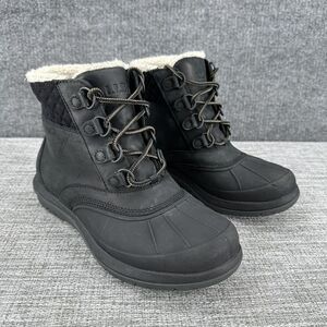 Ll Bean Storm Chaser Tek 2.5 Winter Boots Womens Sz 9.5 Primaloft 200g Faux Fur‎